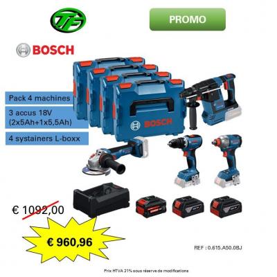 Accu/PACK 4 machines + 3 accus PROCORE + 4 SYST