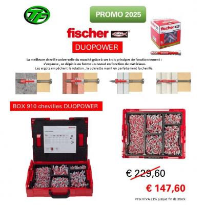 BOX 910 chevilles FISCHER...